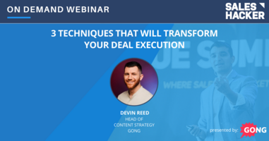 3 Techniques That Will Transform Your Deal Execution