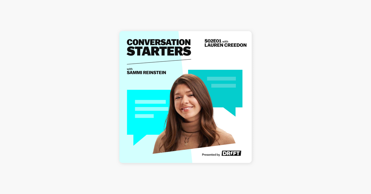 ‎Conversation Starters with Sammi Reinstein: 2.1: How AI Can Help You Have More Human Conversations (Lauren Creedon) on Apple Podcasts