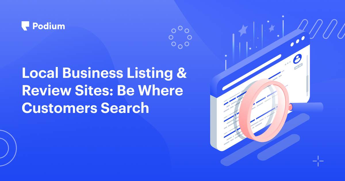 Local Business Listing & Review Sites: Be Where Customers Search