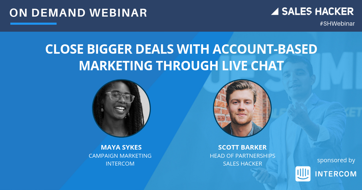 Close Bigger Deals with Account-Based Marketing through Live Chat