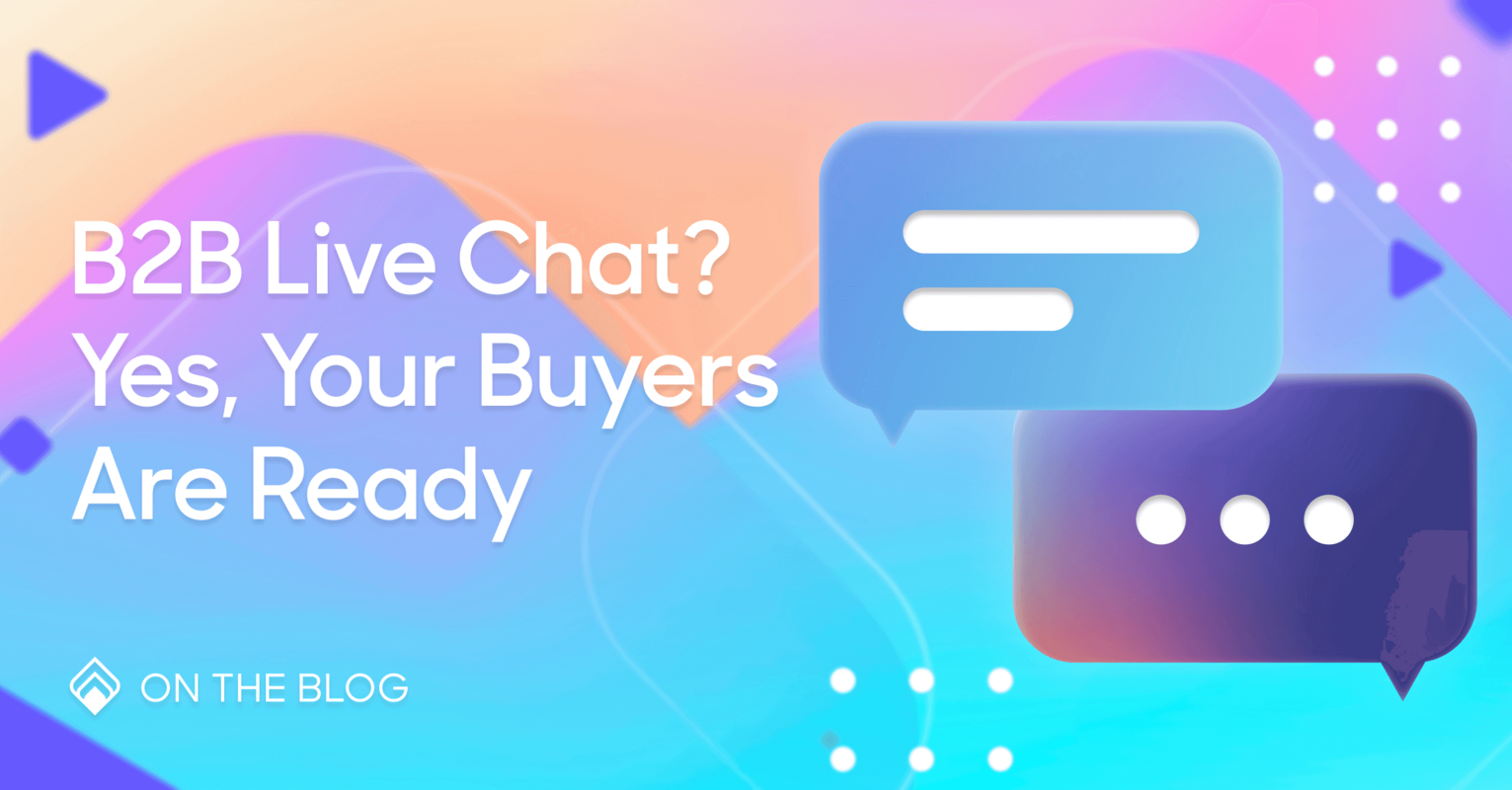 What is B2B live chat?