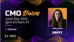 Meet Katie Foote | CMO Diaries by Goldcast