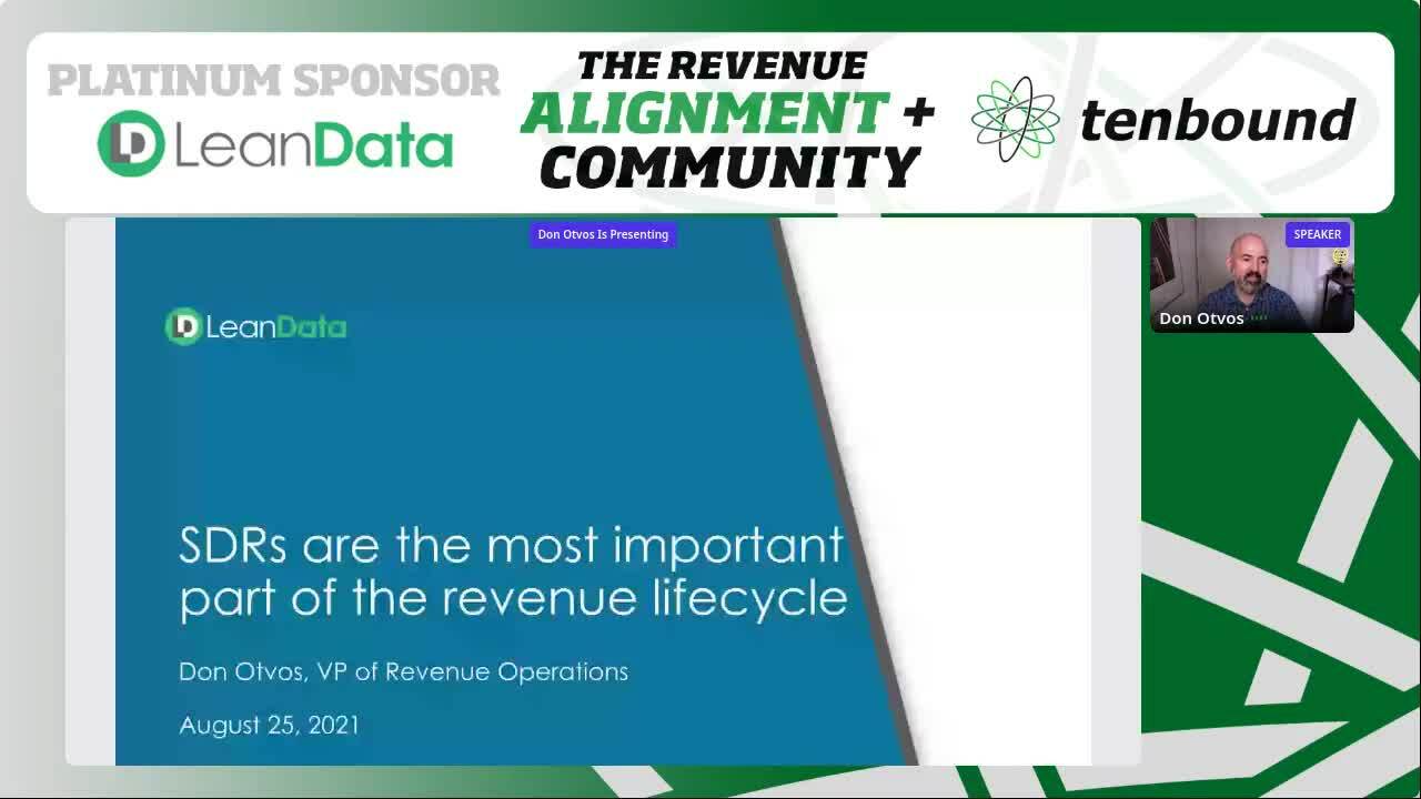 The SDR is the Most Critical Role in the Revenue Operations Organization