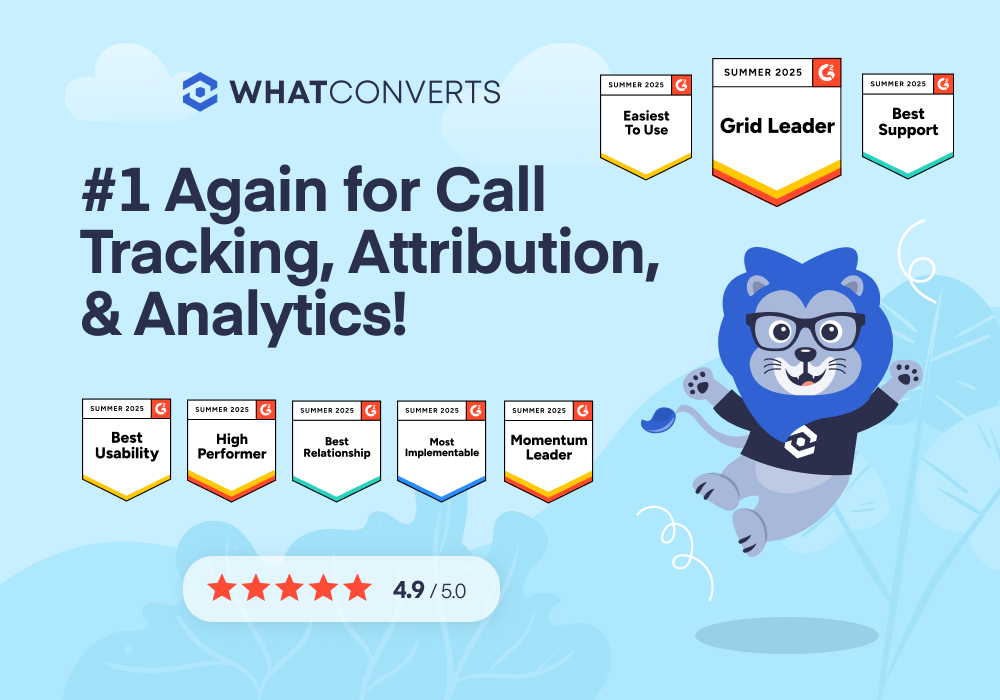 G2 Summer '25 Reports: #1 for Call Tracking, Attribution, Analytics