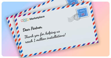 Dear partner, thank you for helping us reach 1 million installations!