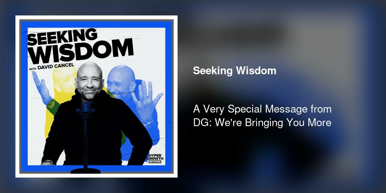 A Very Special Message from DG: We're Bringing You More