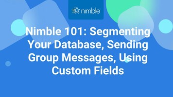 Using Segmentation, Group Messaging, and Custom Fields (Oct 20, 2021)