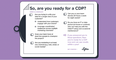 Customer data platform readiness checklist