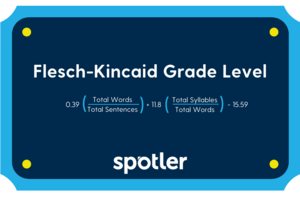 Flesh Kincaid Reading Ease and Grade – The most important metrics you've never heard of