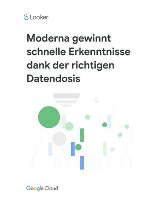 Moderna gewinnt schnelle Erkenntnisse dank der richtigen Datendosis
