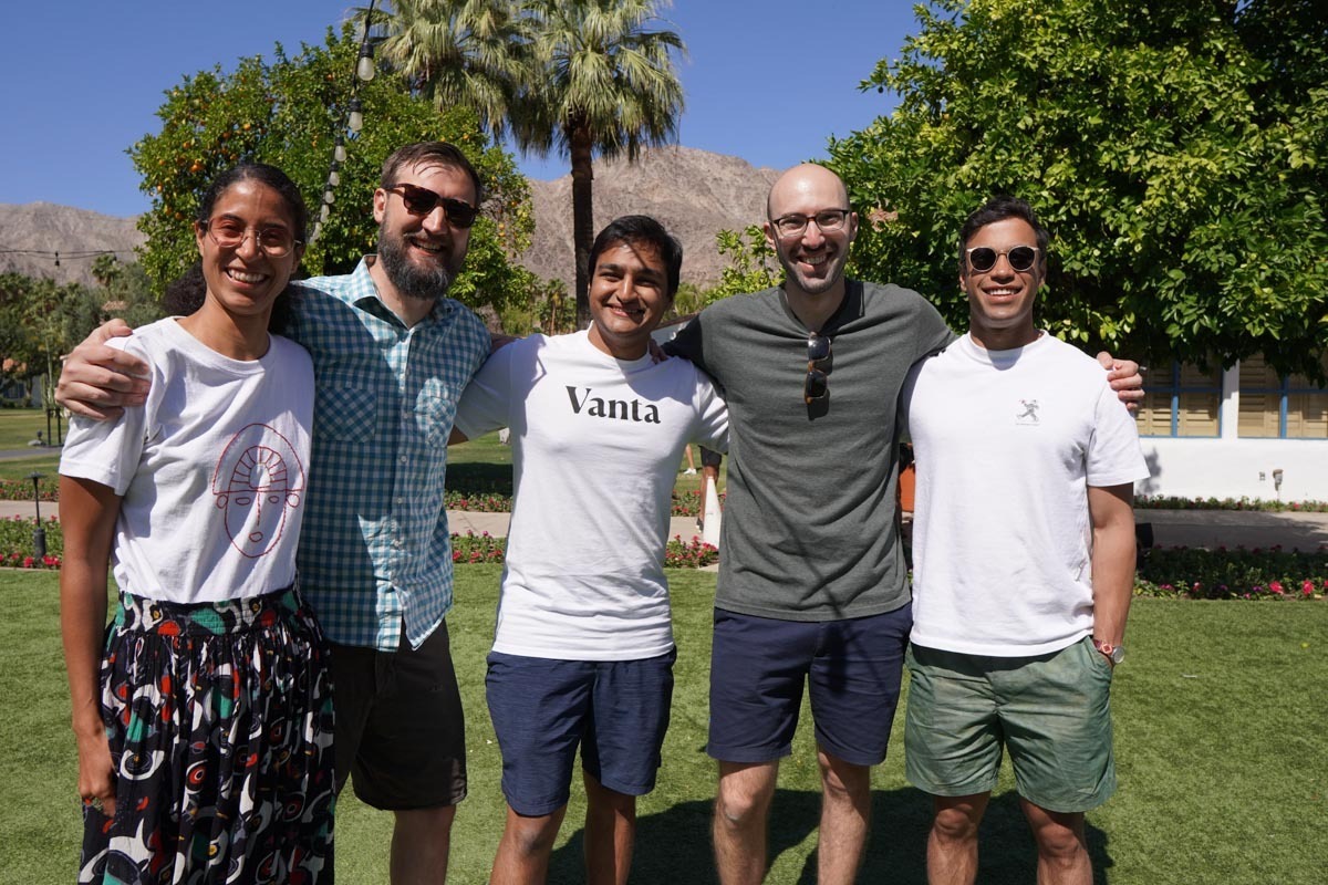 Vanta hosts first company retreat: Palm Springs 2022