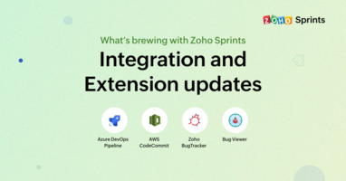 What's brewing with Zoho Sprints: integration and extension updates