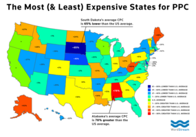 The Most (& Least) Expensive States for PPC - New Data
