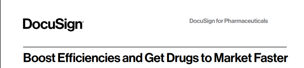 Boost Efficiencies and Get Drugs to Market Faster