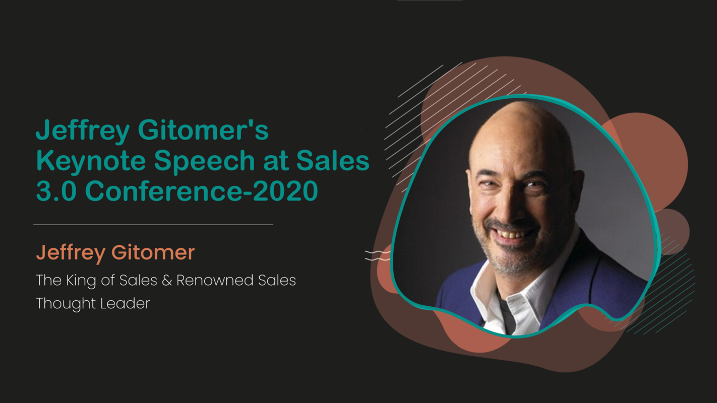 Jeffrey Gitomer's Keynote Speech at Sales 3.0 Conference-2020 - Hippo Video