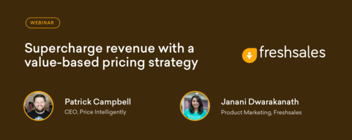 Supercharge Revenue with a Value-Based Pricing Strategy | Freshsales Blogs