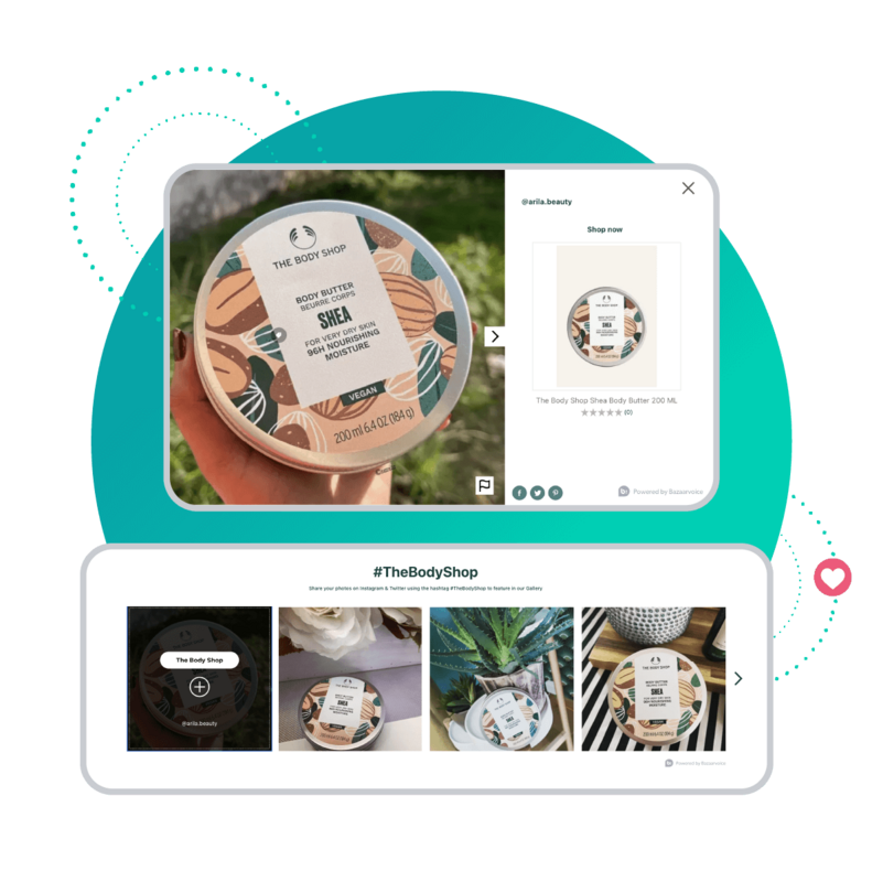 Product page optimization: The Body Shop's 13% average order value growth with Bazaarvoice Galleries