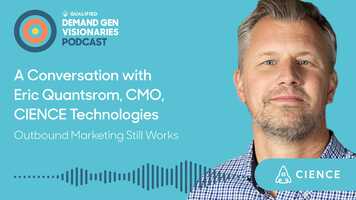 Episode 119 featuring Eric Quanstrom, CMO at CIENCE Technologies