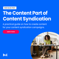 The Content Part of Content Syndication