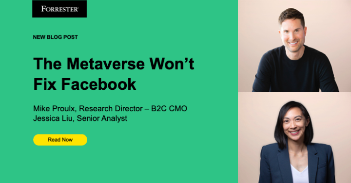 The Metaverse Won't Fix Facebook