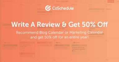 Write A Review & Get 50% Off For An Entire Year