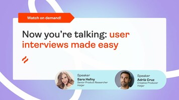 Now you're talking: user interviews made easy