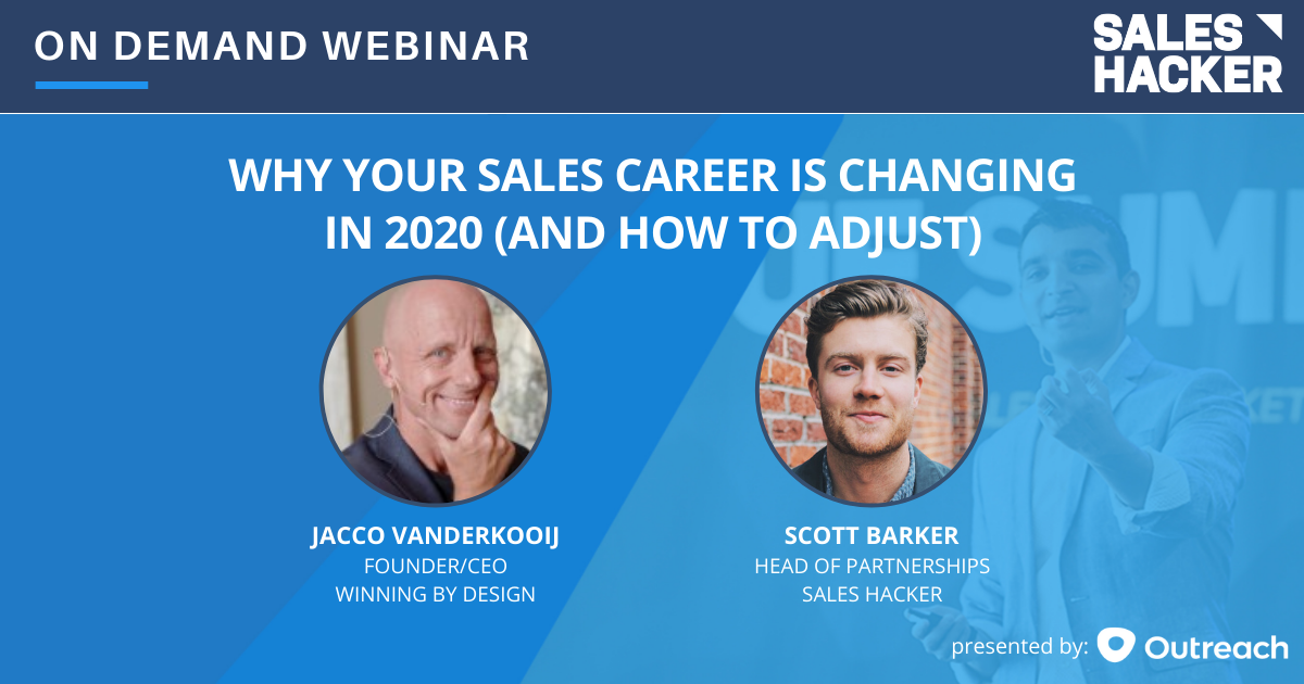 Why Your Sales Career is Changing in 2020 (and How to Adjust)