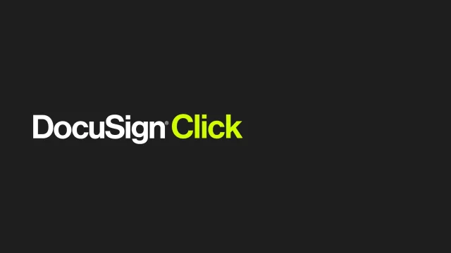 DocuSign Click Product Demo