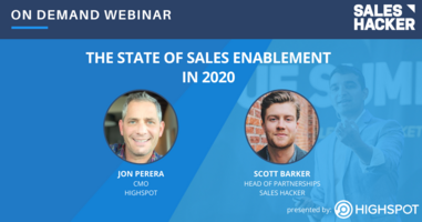 The State of Sales Enablement in 2020