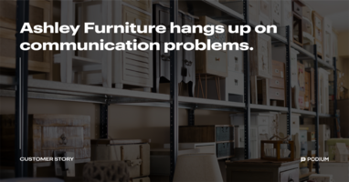 Ashley Furniture hangs up on communication problems.
