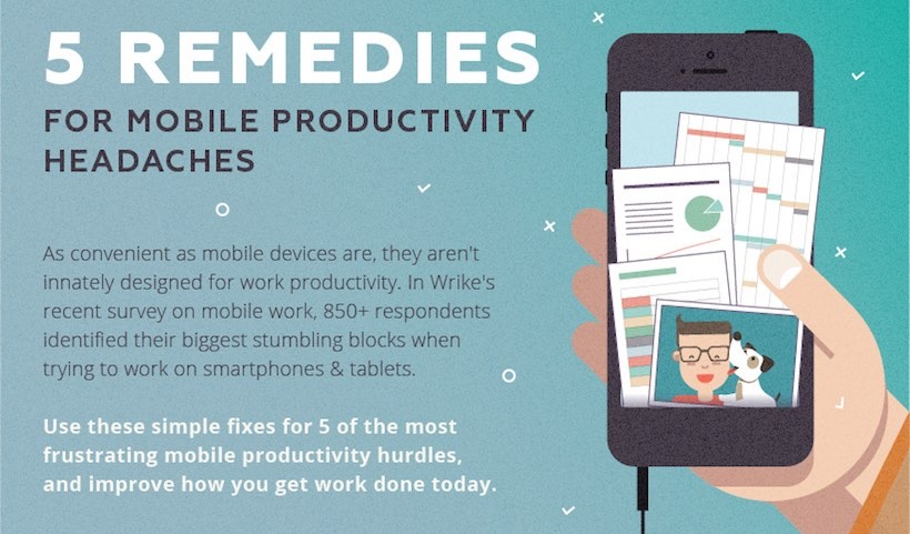 5 Remedies for Mobile Productivity Headaches (Infographic)