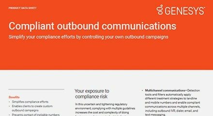 Compliant Outbound Communications