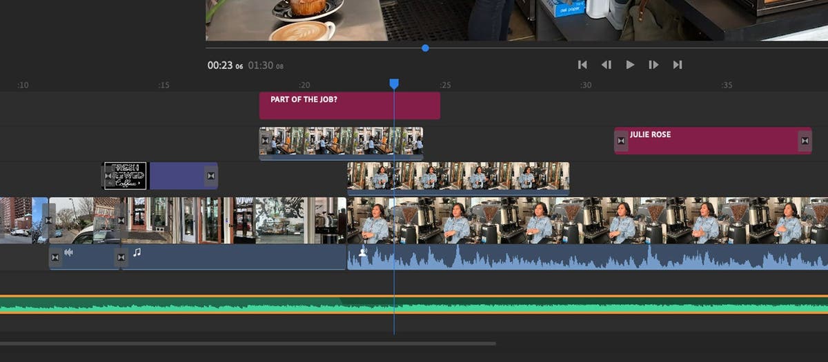 Smoothly Combine Music and Dialogue or Narration with Auto-ducking in Adobe Premiere Rush