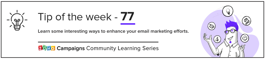 Tip of the week 77- Efficient use of time in email marketing