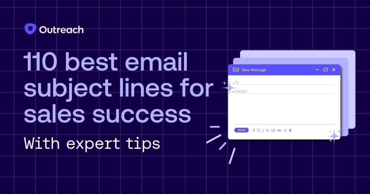 110 best email subject lines for sales success