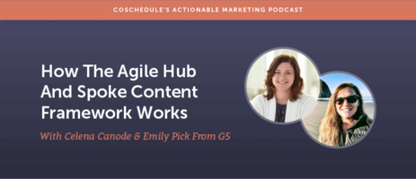 How The Agile Hub And Spoke Content Framework Works With Celena Canode And Emily Pick From G5 [AMP 151]