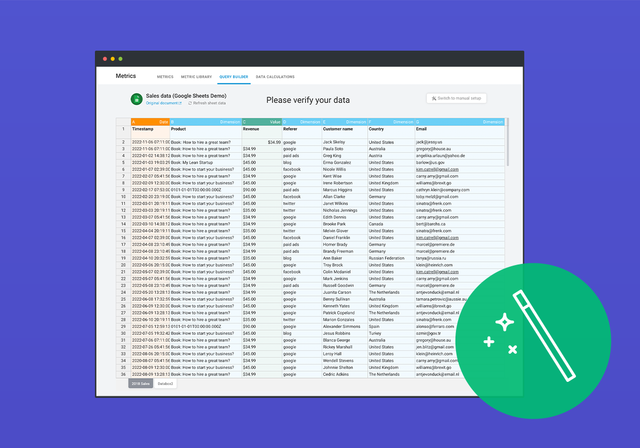Track and Visualize Data from Google Sheets Easily with New Setup Wizard | Databox Blog