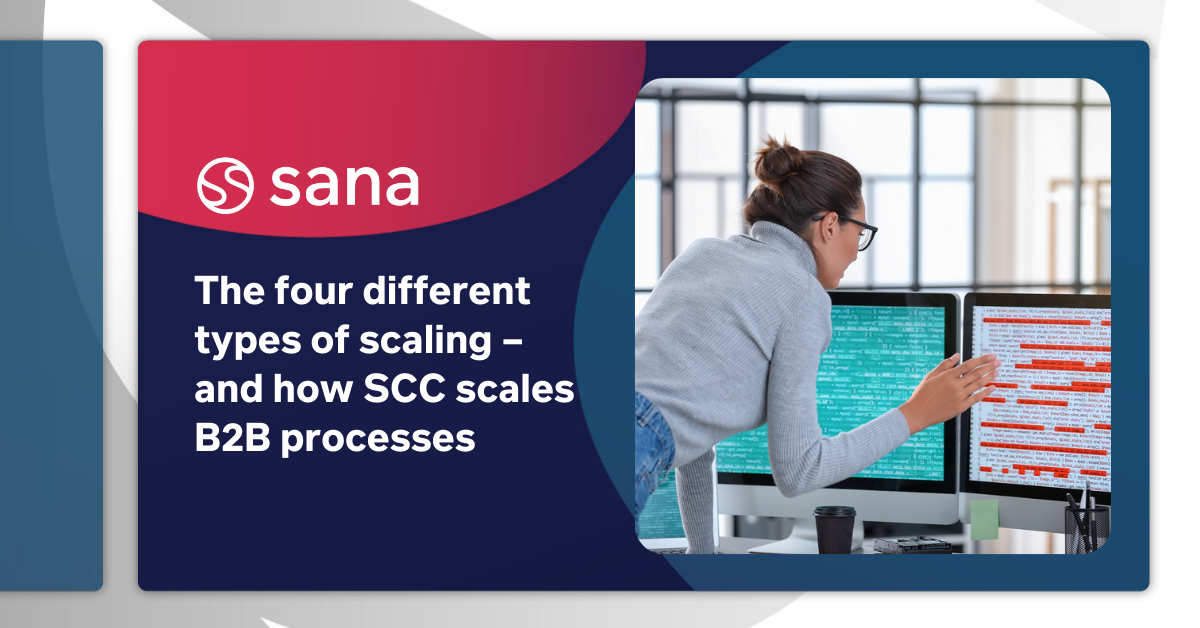 The four different types of scaling – and how SCC scales B2B processes