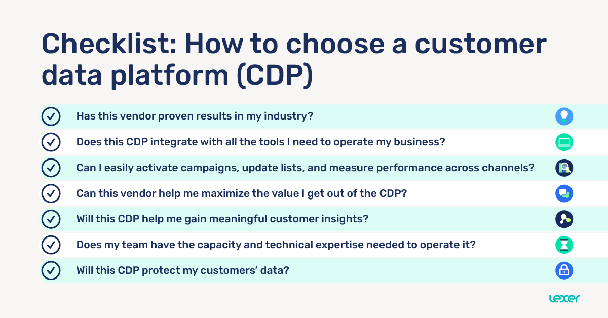 Checklist: How to choose a customer data platform (CDP)