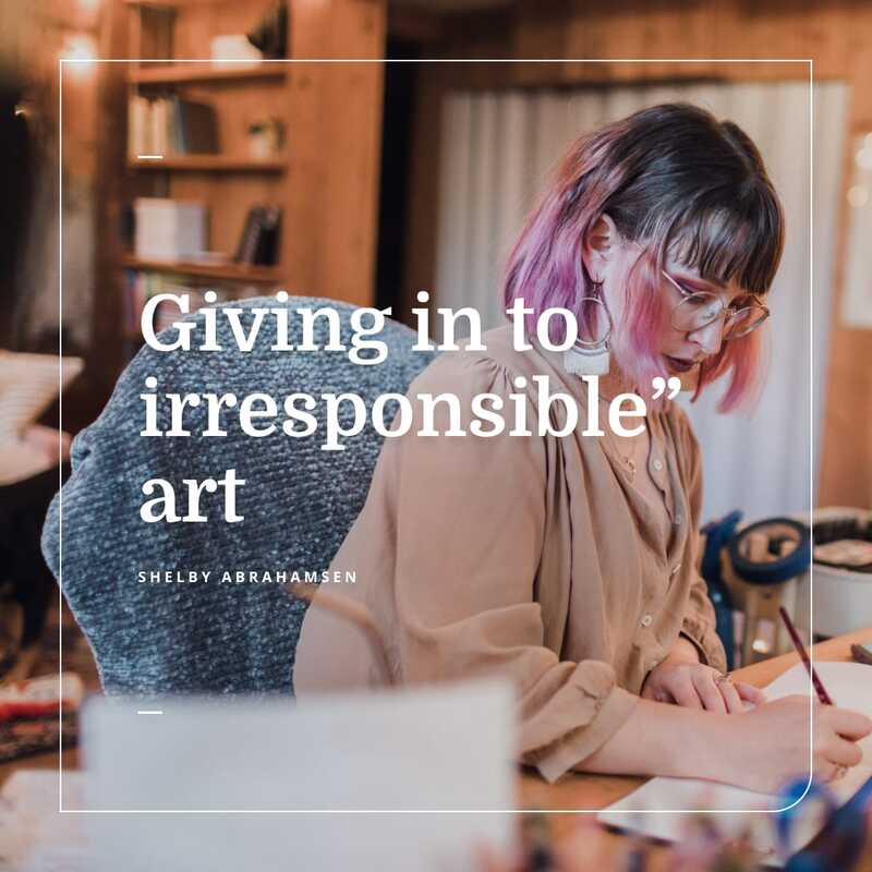 How a small rebellion of art turned into a career