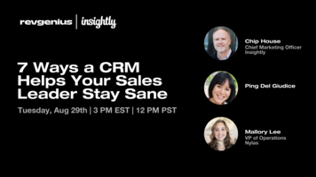 RevGenius - #1 Business Webinars - How does CRM help Sales?