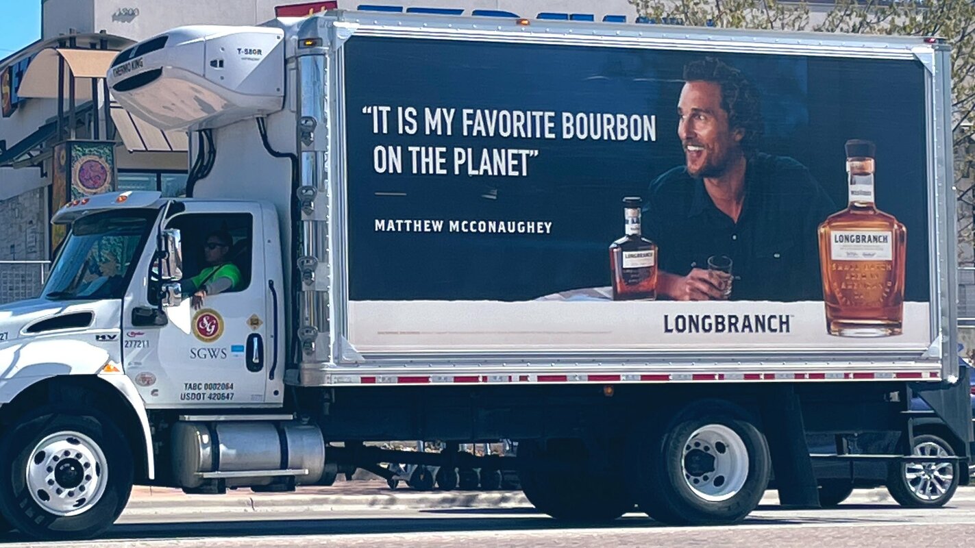 Longbranch Burbon Billboard - Swipe File