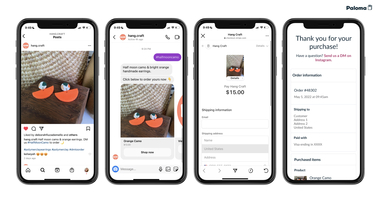 Paloma banks on checkout across direct messages in launching new storefront product