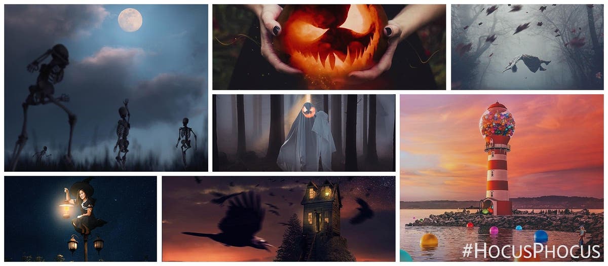 Photoshop's Daily Halloween Challenge: #HocusPhocus