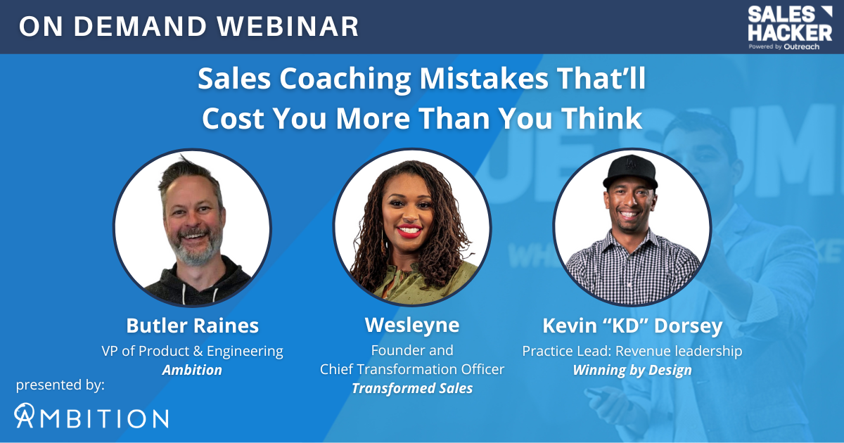 Sales Coaching Mistakes That'll Cost You More Than You Think