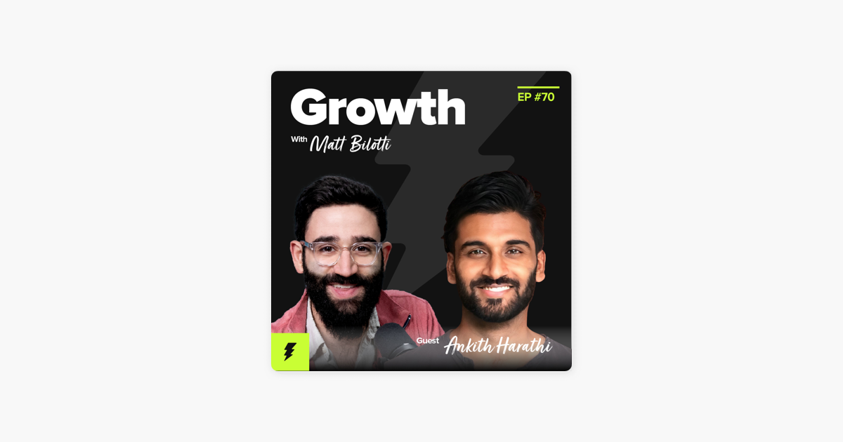 ‎Growth with Matt Bilotti: The Do's and Don'ts of Building Products on Top of Existing Ecosystems (w/ Ankith Harathi of Macro) on Apple Podcasts