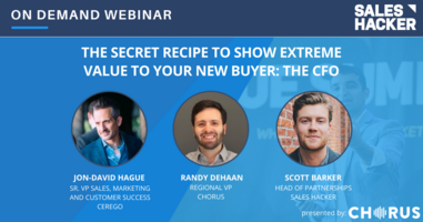 The Secret Recipe to Show Extreme Value to Your New Buyer: The CFO