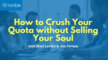 How To Crush Your Quota without Selling Your Soul