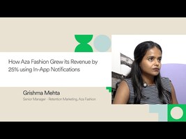 How Aza Fashion Grew its Revenue by 25% using In App Notifications