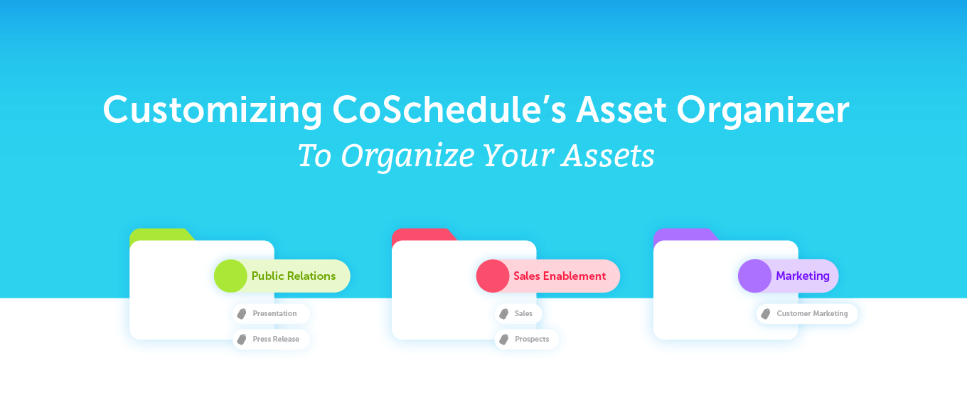 Customizing CoSchedule's Asset Organizer To Organize Your Assets